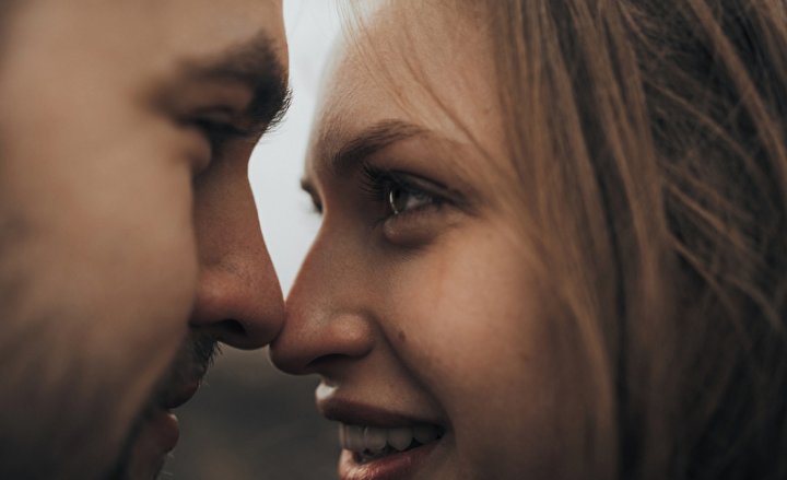 Foto von Paar in Nahaufnahme